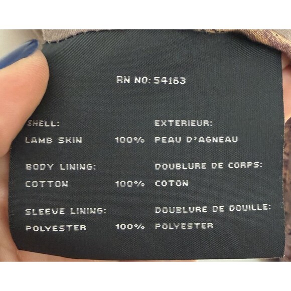 Andrew Mark Sloane Lambskin Leather Jacket  Brown L Urban Timeless Smart Casual - Picture 8 of 11